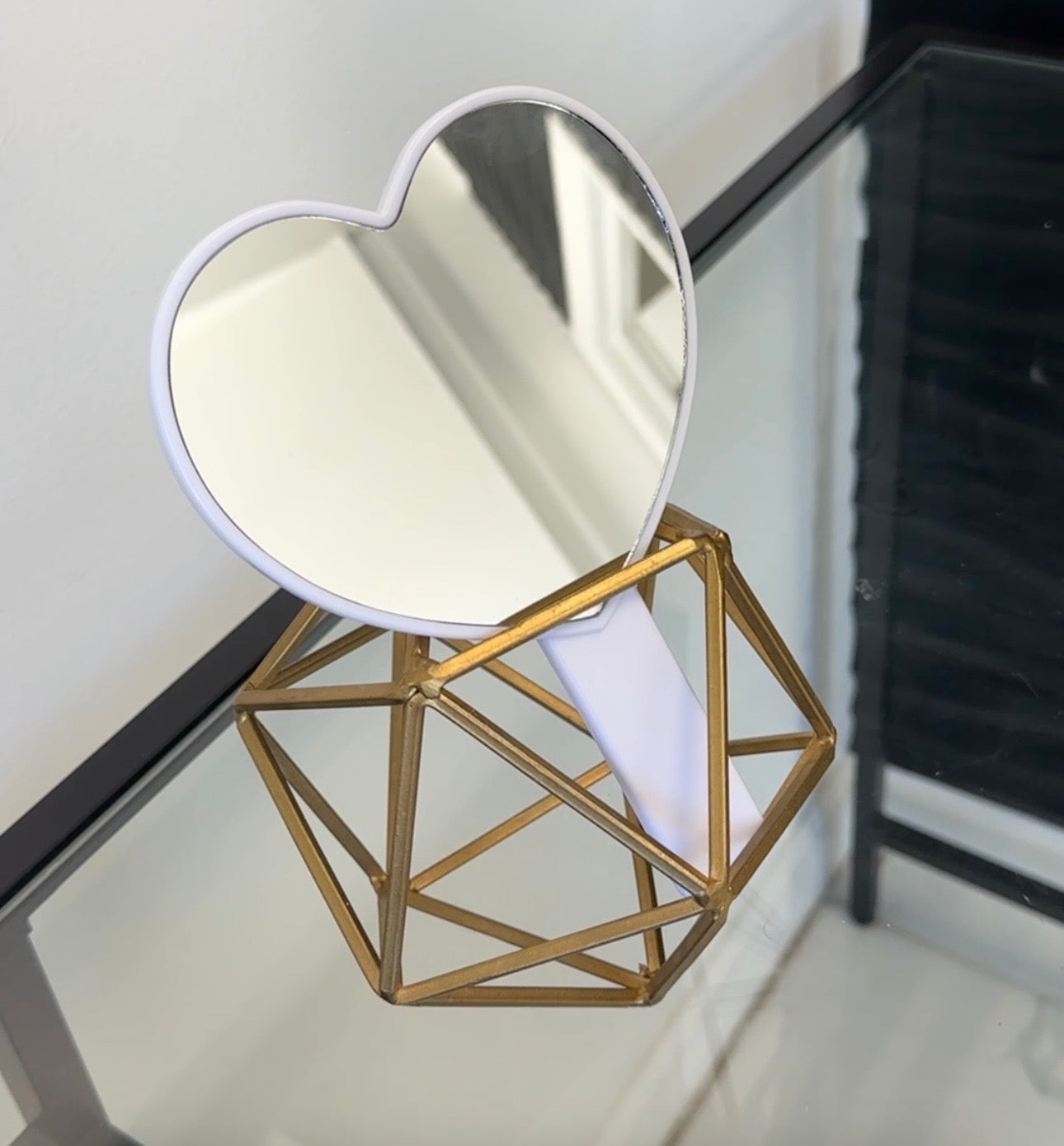 Heart Shaped Handheld Mirror
